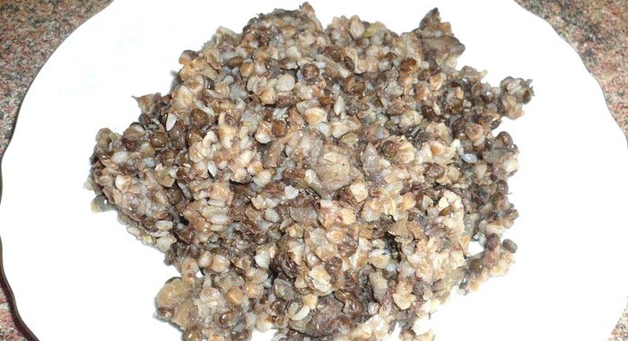 Чечевично-гречневая каша