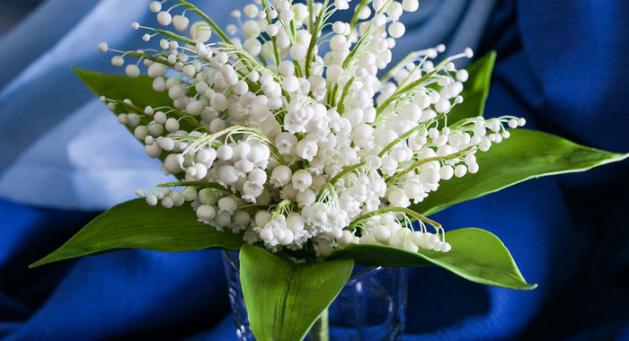 Ландыши из мастики