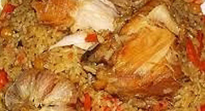 Узбекский плов с курицей