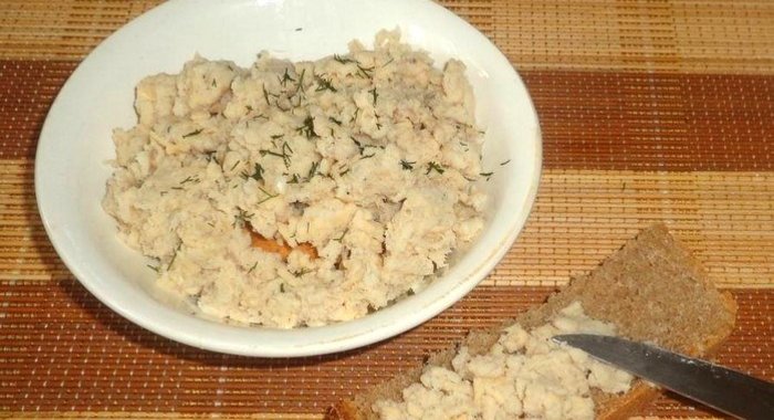 Паштет из рыбы и сыра