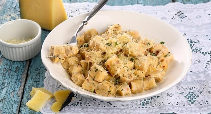 Несладкие ленивые вареники