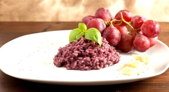 Ризотто с красным вином