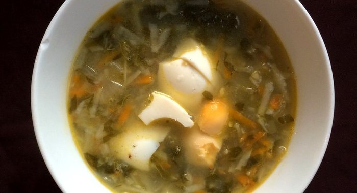 Щавелевые крем-щи