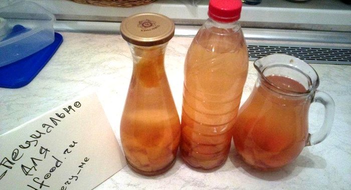 Абрикосово-персиковый компот