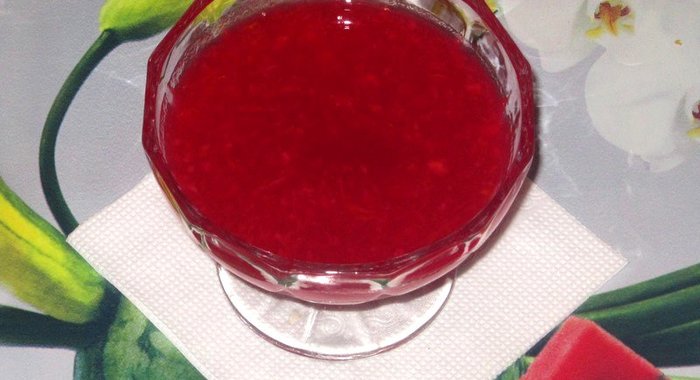 Джем из калины без варки