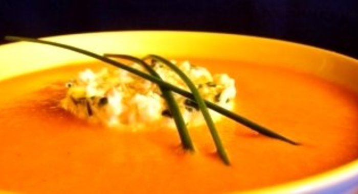 Суп-пюре со сладким перцем