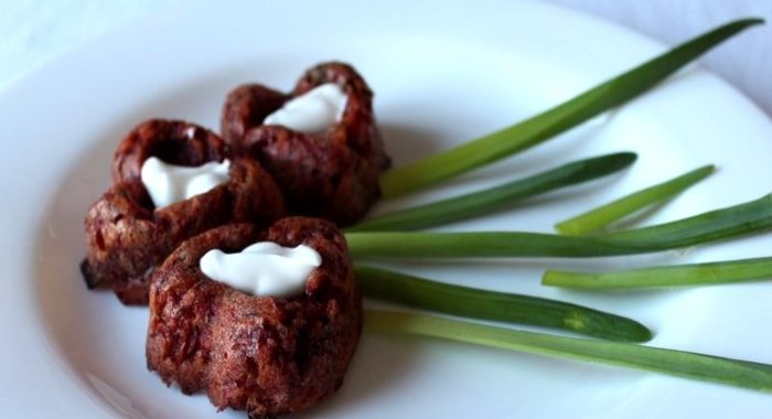 Свекольные котлеты в духовке