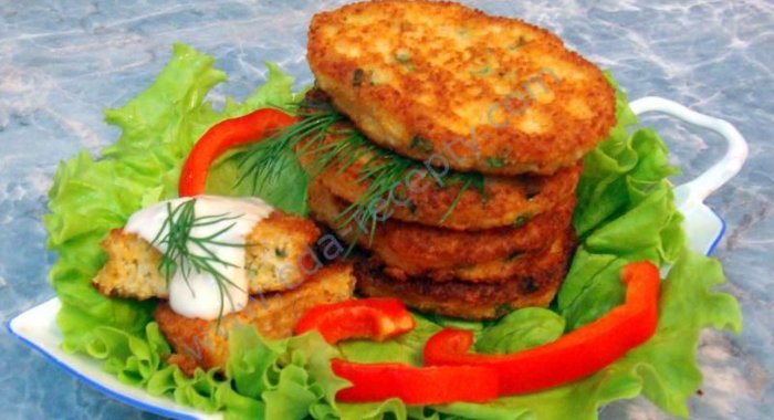 Котлеты из икры рыбы