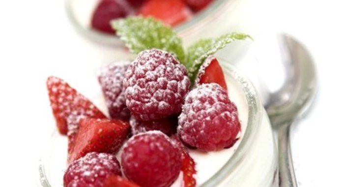 Крем из клубники или малины