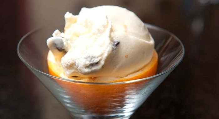 Апельсиновое мороженое