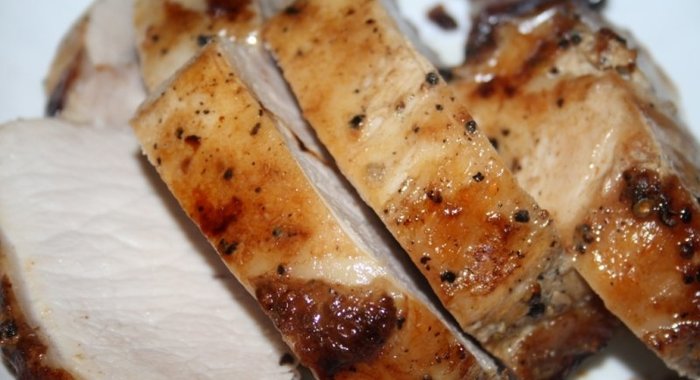 Свиной карбонад запеченный в микроволновке