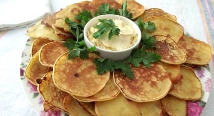 Кукурузные оладьи