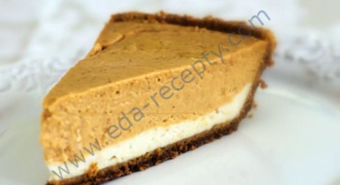 Торт чизкейк тыквенный с крем сыром