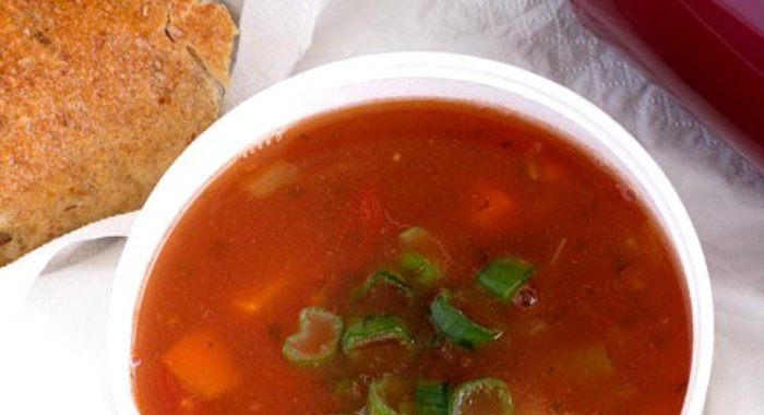 Сливово-томатный суп-пюре