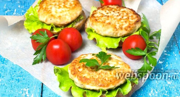 Куриные котлеты с овсяными хлопьями