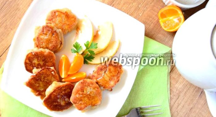 Сырники с грушей и мёдом