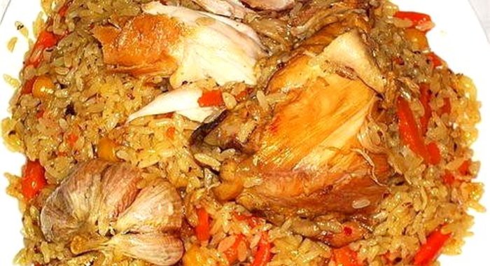 Узбекский плов с курицей
