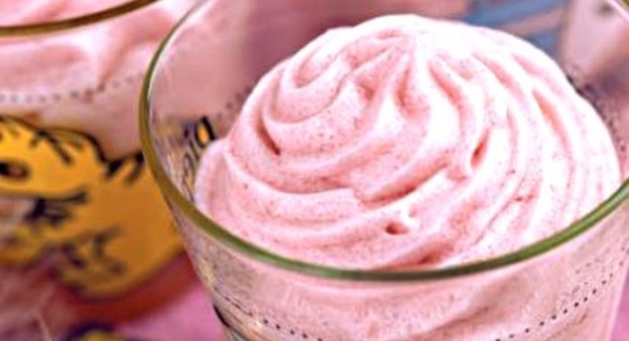 Мусс клюквенный из манной крупы