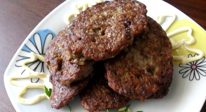 Печеночные оладьи без муки