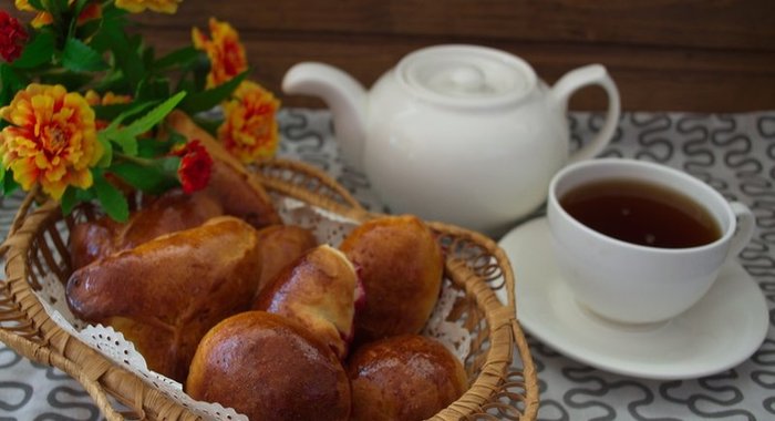 Вкусные пирожки из дрожжевого теста