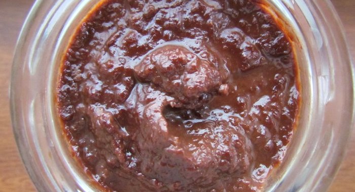 Шоколадно-банановый крем без сахара