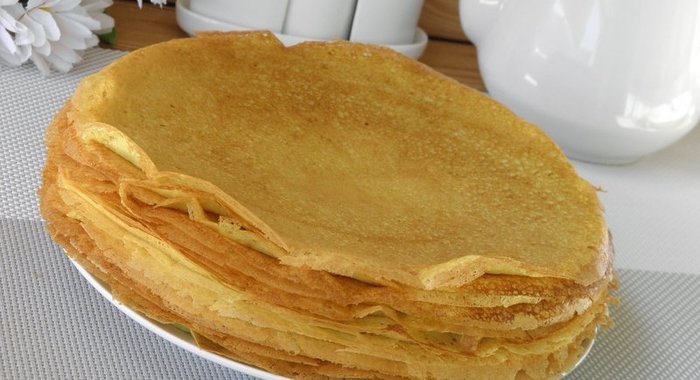Вкусные блинчики на молоке