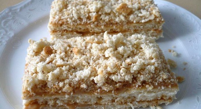 Медово-апельсиновое пирожное