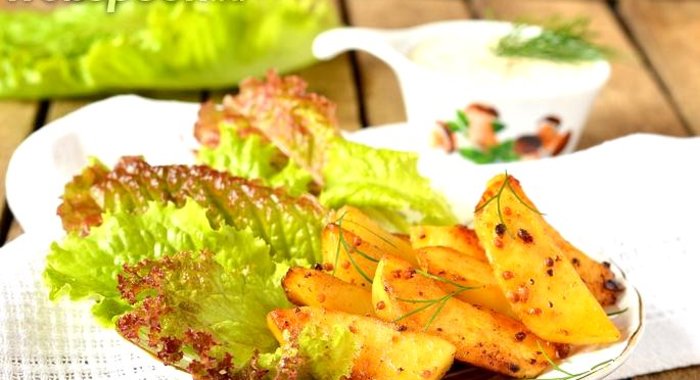 Картофель в горчичном маринаде в мультиварке