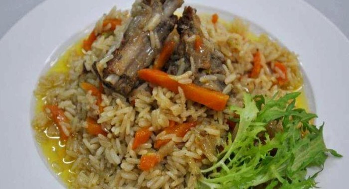 Плов с ребрышками