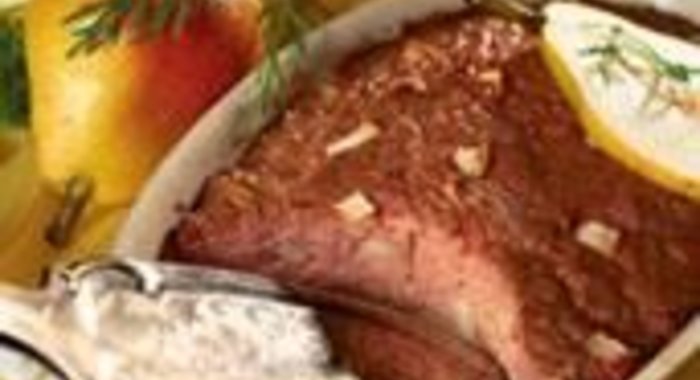 Печеночный мусс с грушами