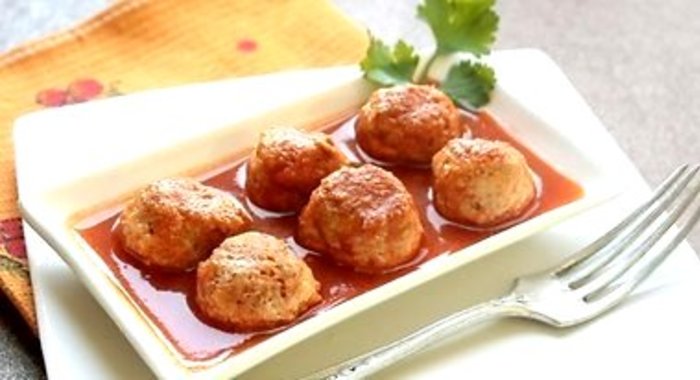 Мясные тефтели с рисом