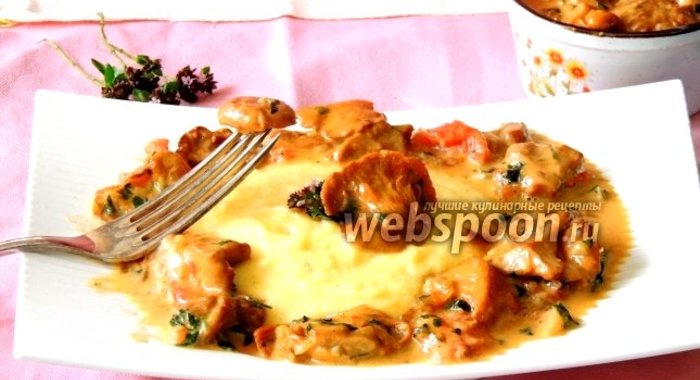 Рагу из лисичек