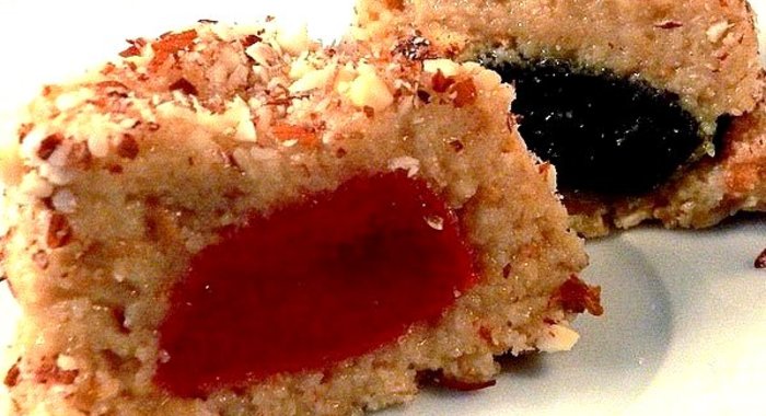 Пирожные без выпечки с мармеладом