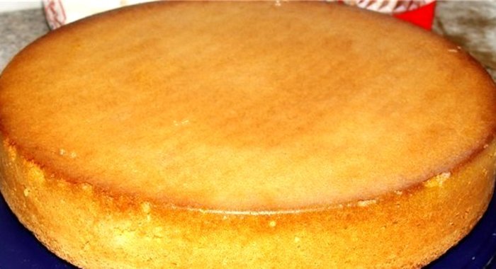 Бисквит на скорую руку