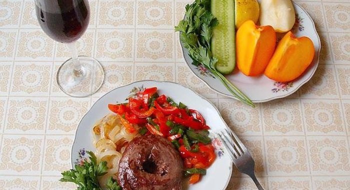 Стейки из телячьего сердца