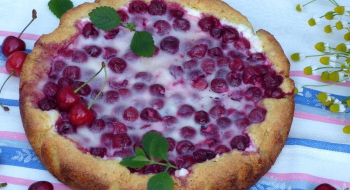 Вишневый пирог