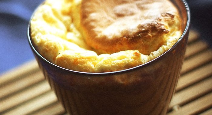 Сырное суфле с мускатным орехом