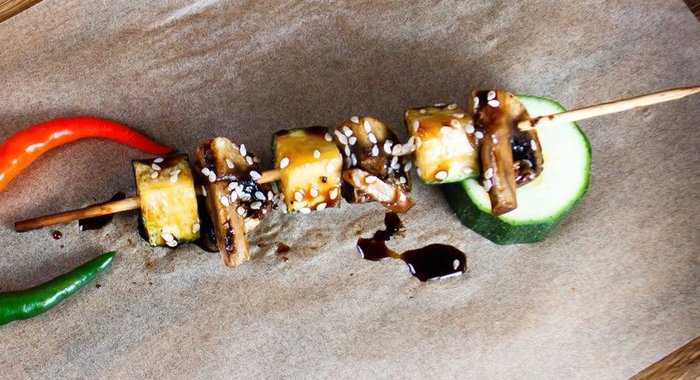 Вегетарианский шашлык