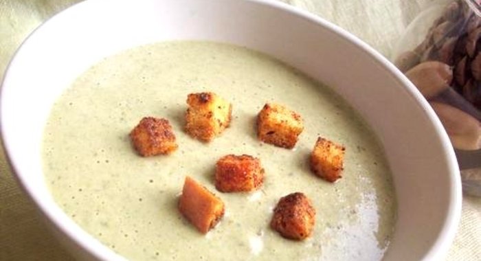 Суп-пюре из белых грибов