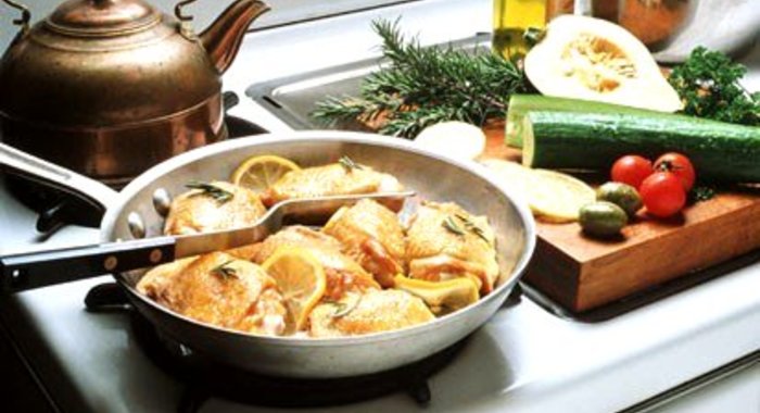 Рагу из курицы с цукини