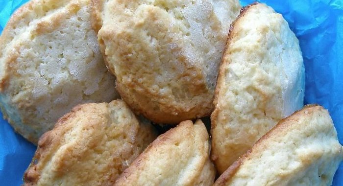 Печенье лимонное под инеем