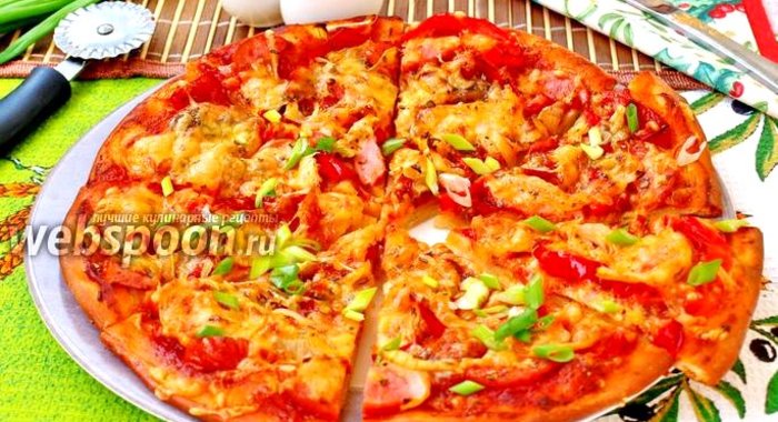 Пицца на кефире