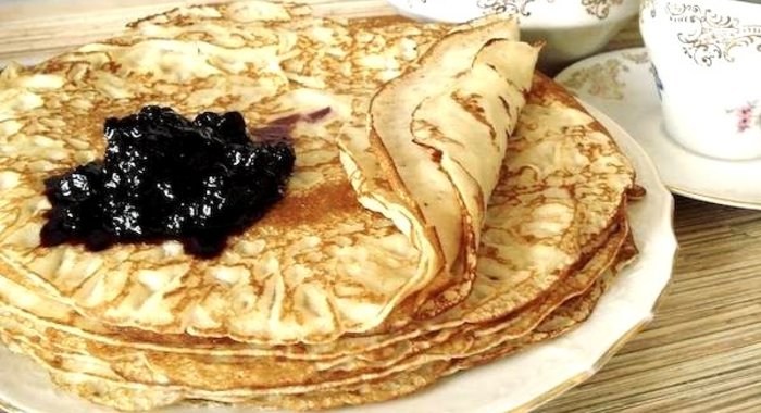 Блины на молоке