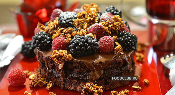Шоколадное пирожное