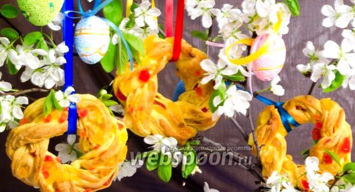 Пасхальные бублики-веночки