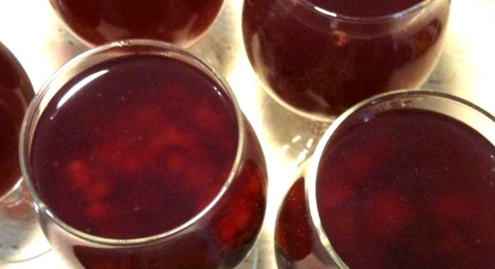 Желе из компота с желатином