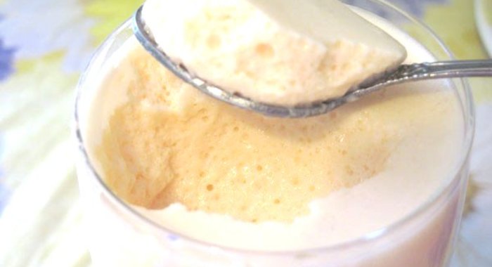 Сметанный мусс с ягодами