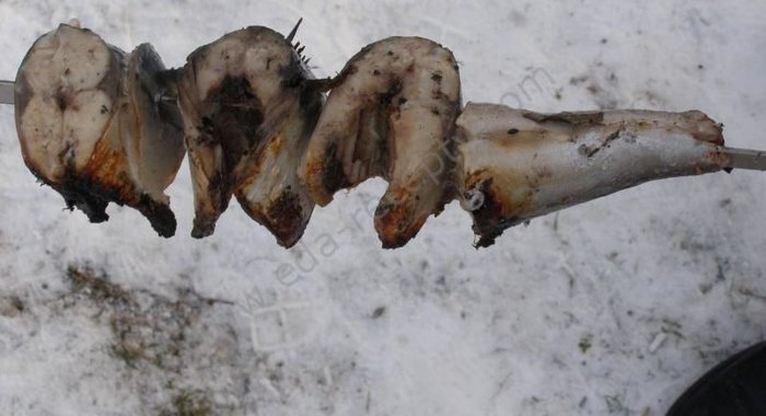 Шашлык из скумбрии