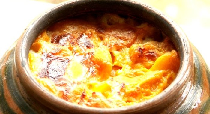 Каша с тыквой в горшочке