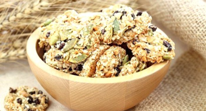 Овсяное печенье с тыквенными семечками